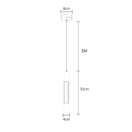Luces de gota de iluminación lineal con pantalla acrílica anti deslumbramiento para salones 5