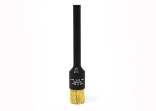 Image of BRM AEB3434120 NAMPOWER End Brush, 0.750 inch Diameter, 5 inch OAL, 120 Grit, Ceramic Abrasive Filament