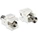 Produktbild Keystone Jack, BNC Buchse an BNC Buchse, Delock® [86301]