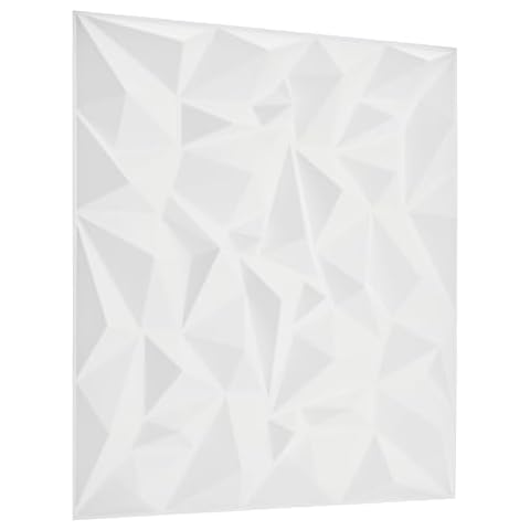 NOVECRAFTO 3D Matt White Wall Panels Cover