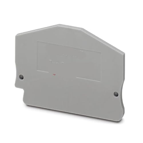 Plaque d'extrémité D-STS 2,5 grise pour bloc de jonction traversant