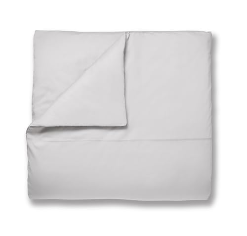 Bianca Plain Dyed Percale Silver parure respirante au toucher doux - 5