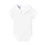 BABIDU | Body Bebé Manga Corta Cuello Polo -100% Algodón Natural y Fabricado en España – Body Bebé9 Manga Corta