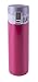 Produktbild culinario Thermoflasche mit Klick-Deckel, aus Edelstahl/Kunststoff, doppelwandig, trendiges Design, ca. 0,45 Liter, in pink