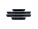 Für Subaru Für Crosstrek 2022-2025 Einstiegsleisten Abdeckplatten Pedalabdeckungen Schutzleisten Autozubehör Kohlefaser Einstiegsleisten(Black)