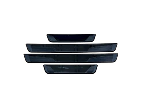 Seuil de porte Subaru Crosstrek fini les rayures de chaussures kit noir