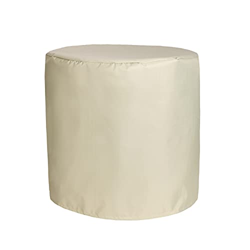 Housse de table ronde anti-UV 215 cm imperméable pour protéger le mobilier de terrasse