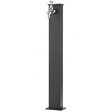 Fontana rettangolare light in metallo completa di impianto e rubinetto BEL-FER modello 42/...