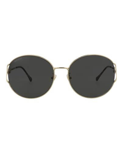 Gucci Damen Sunglasses Sonnenbrille, Gold/Grau
