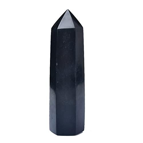 Torre de turmalina negra natural de gran tamaño de 250-300g para decoración 2