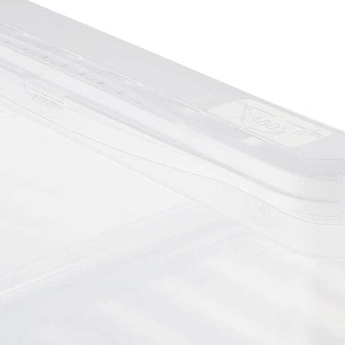 keeeper Aufbewahrungsboxen mit Air Control System, 3-teiliges Set, Höhe: 14 cm, 3 x 11 l, 39 x 26,5 x 14 cm, Bea, Transparent