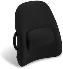 OBUSFORME Lowback Backrest Support - black, use on office chair, in your car, or seat you need back support and comfort by Obusforme