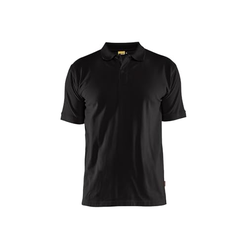 Polo de trabajo transpirable 3435 Blaklader negro XS con costuras de alta resistencia