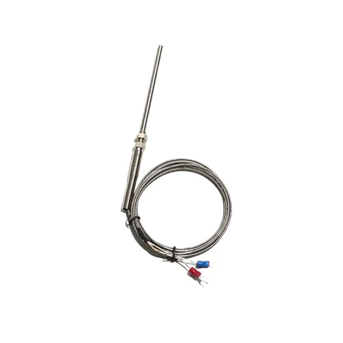 �M�d�΃Z���T�[ PT100 M8x1.25 ���x�T�[���X�^�b�g�X�e�����X�|�v���[�u 5x30/50/100/150/200mm(Probe 5x200mm,5M Cable length)