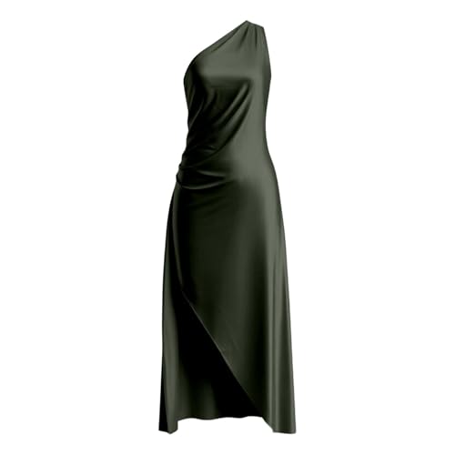 Robe en satin plissée idéale pour vos terrasses d'été décontractées
