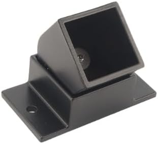 1 1/8" x 1 1/8" Residential Aluminum Fence Adjustable Wall Mount Rail Brackets (Pack of 6)