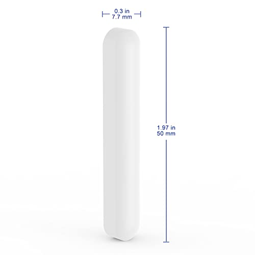 Labasics Lot de 5 Barreaux Aimantés de Mélange 50 mm Revêtement PTFE Blanc, Bâtonnets Agitateurs Magnétiques pour Laboratoire, Diamètre 9 mm, Résistants aux Températures Élevées et à la Corrosion – vue 2