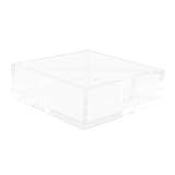 Generic Organizador de Pañuelos Acrílico Transparente para Fiesta y Banquete Soporte Multifuncional para Servilletas de Cóctel Diseño Antideslizante y Superficie Lisa para Mesa Moderna