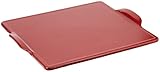 Emile Henry Square, Burgundy pizza stone, 14 in. x 14
