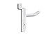 2" Slatwall Hooks for Slat Panel Display - 50 Pcs Box - 1/4" Dia Wire - Standard Duty - White Color