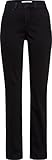 BRAX Damen Style Carola Five-pocket-hose in Winterlicher Qualität Jeans, Clean Black Black, 36W / 34L EU