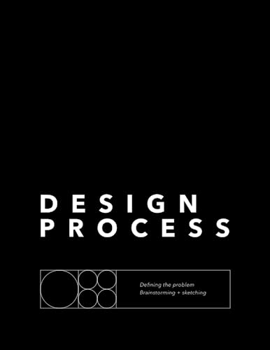 Sketchbook Journal for Graphic Designers and Artists - Design Process and Brainstorming - 520 pages - 8.5"x11"