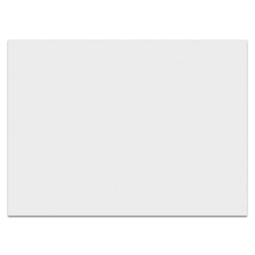Laminated Industries Groundwood Paper Tray Mat Plain White, 12.5