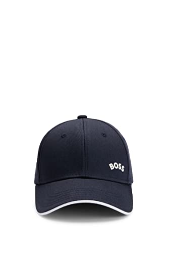 BOSS Herren Cap-Bold-Curved Cap, Dark Blue402, Einheitsgröße EU
