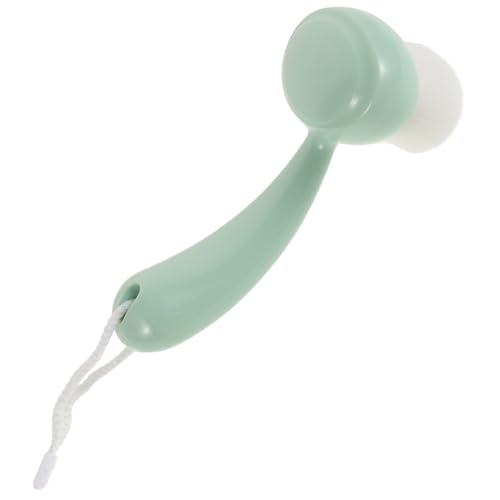 SAFIGLE cepillo de limpieza agente de mudanzas piel para manejar etiqueta cepillos faciales cepillo de lavado de cara fibra artificial Light Green