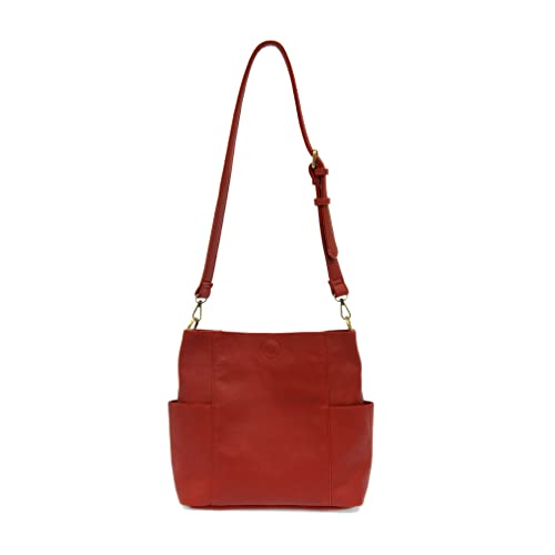 Image of Joy Susan Side-Pocket Bucket Bag: Kayleigh Crossbody