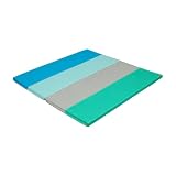ECR4Kids SoftZone 4-Section Rainbow Runway Activity Mat, Folding Playmat,...