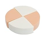 Couleur: Blanc, Peachpuff Ruilogod 4 PCS PECIAL COSMETIQUES COSMETIQUES PAYS PAYS POWER POUDRE