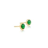 Craft Voyage Gold Framed Green Jade Earrings – A Beautiful and Versatile Accessory for Every Woman