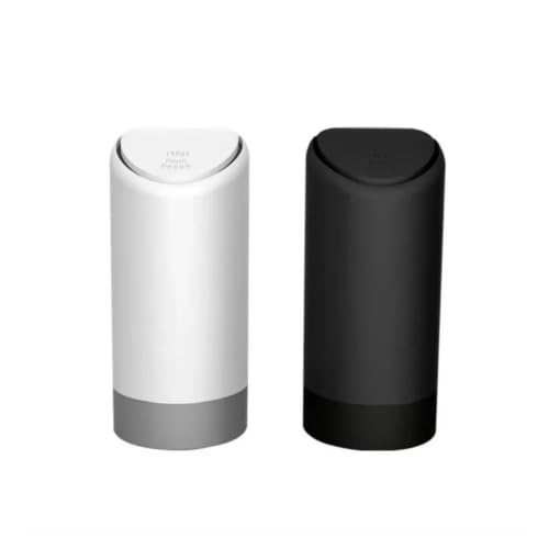 Cubo de basura para coche en silicona negra contenedor compacto de 1 unidad 2