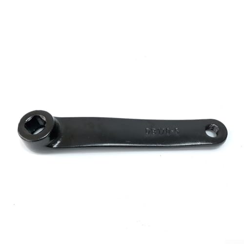 Manivela de bicicleta estática resistente de 170 mm con diseño de agujero cuadrado, ideal para instalación izquierda/derecha en bicicletas (izquierda)