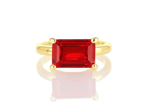 Bague en rubis faite main en joaillerie fine pour un anniversaire précieux
