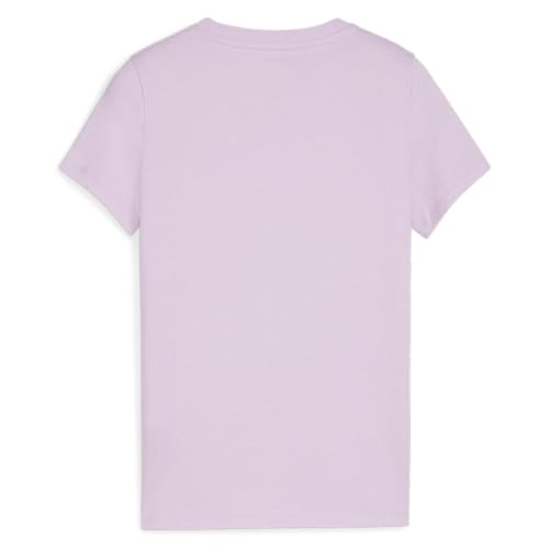 PUMA Kids Girls Classics Sunflower Logo Crew Neck Short Sleeve Casual Tops Casual - Purple2