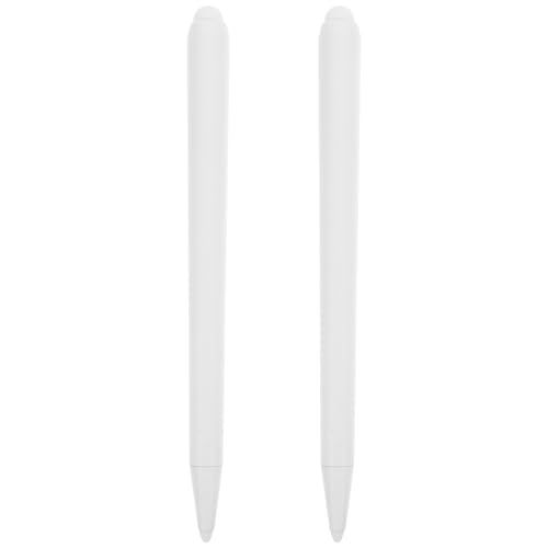 Zerodeko Lápices Táctiles para Pizarra Electrónica Pantalla Infrarroja, Diseño Doble Punta, Color Claro, 2 Unidades, Lápiz Óptico para Pantalla Táctil, Uso en Reuniones y Oficina