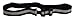 Reflective Elastic Belt w/ Buckle Closure (Black)
