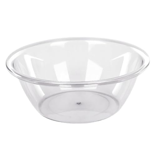 Cabilock Bassine de Lavage Plastique Transparent Petite Cuvette de Cuisine Multifonctionnelle Robuste et Résistante pour Usage Domestique Salle de Bain Salon et Linge