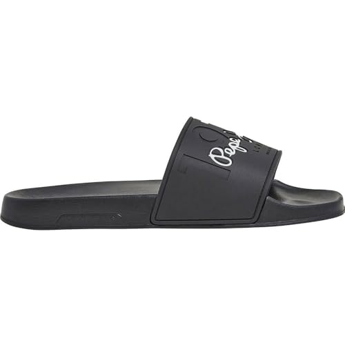 Tongues Pepe Jeans Homme Slider Young M noires pour l'été
