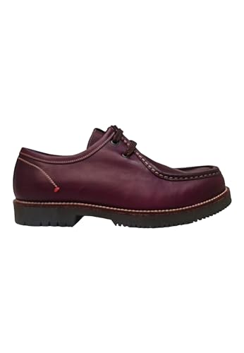 RIVERTY - Zapato náutico de Hombre Cierre de Cordones Fabricado en Piel con Suela Antideslizante. para: Hombre Color: Burdeos Talla: 41 RIVERTY - Zapato náutico de Hombre Cierre de Cordones Fabricado en Piel con Suela Antideslizante. para: Hombre Color: Burdeos Talla: 41