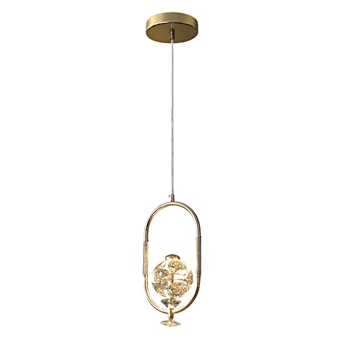 Chandelier d'art créatif minimaliste en cristal noble et suspension LED haut de gamme