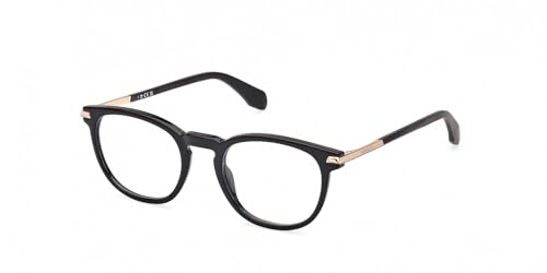 Adidas Herren Adidas OR5083 001 Optische Fassungen Injiziert Schwarz  Rund Normal