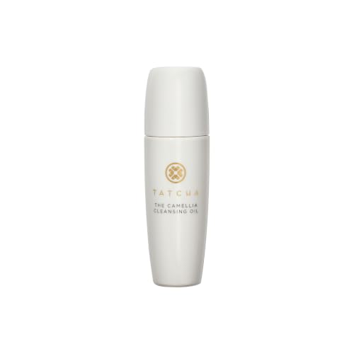 TATCHA The Camellia Cleansing Oil Travel-Sized | Mini 2-in-1 Makeup Remover & Face Wash - Removes Makeup Sunscreen and Excess Oil Without Stripping | 50 ml / 1.7 fl. oz.