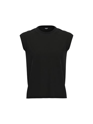 Top Donna Nero Emme Marella 2353662439200 débardeur chic en maille fluide