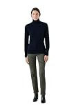 Caroll UJ015-DYLANB Damen-Kaschmir-Pullover, Marineblau, Größe L