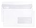 Produktbild Clairefontaine 10935C - Karton mit 500 Umschlägen DL-110x220mm, selbstklebend, 90g, mit Sichtfenster 45x100 (20/20), Weiß, 1 Karton