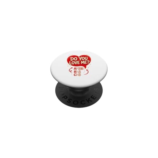 Do You Love Me Heart Quiz Valentine’s Day PopSockets Adhesive PopGrip