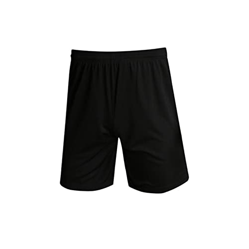 HGDXDP Herenshort Shorts Mens Summer Bottoms Running Basketball Soccer Shorts Boys Tennis Badminton Sports Shorts(Black,M)